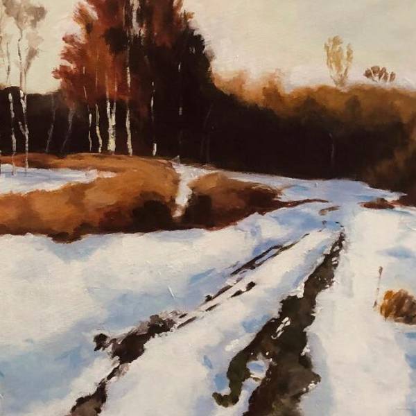 Winter landscape Impressionistic Painting lai tin - Subjektiv.art