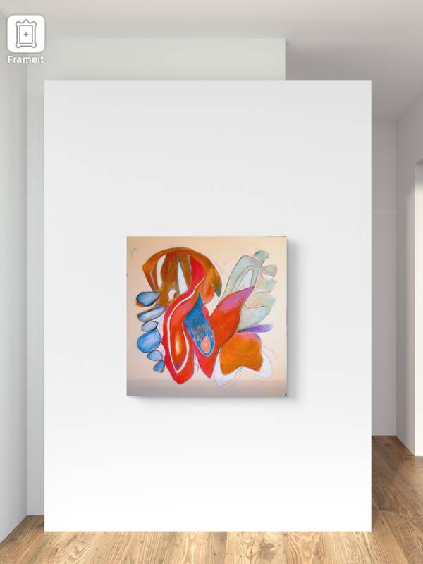 Histórias de Sol Abstract Painting Sandra Mateus Henriques - Subjektiv.art