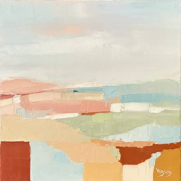 Entre ciel et terre 3 Abstract Painting sandrine HIRSON - Subjektiv.art
