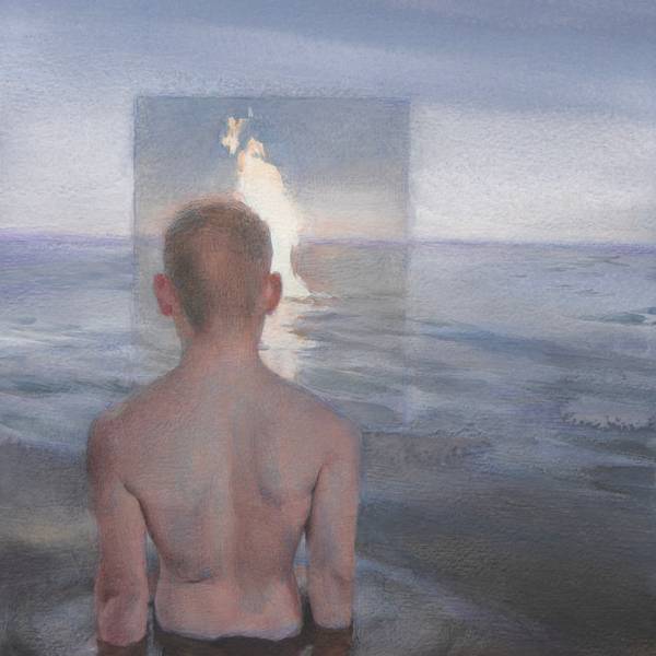The Image That Invented Itself (watercolor version) Surrealistic Painting Yuliia Holub - Subjektiv.art