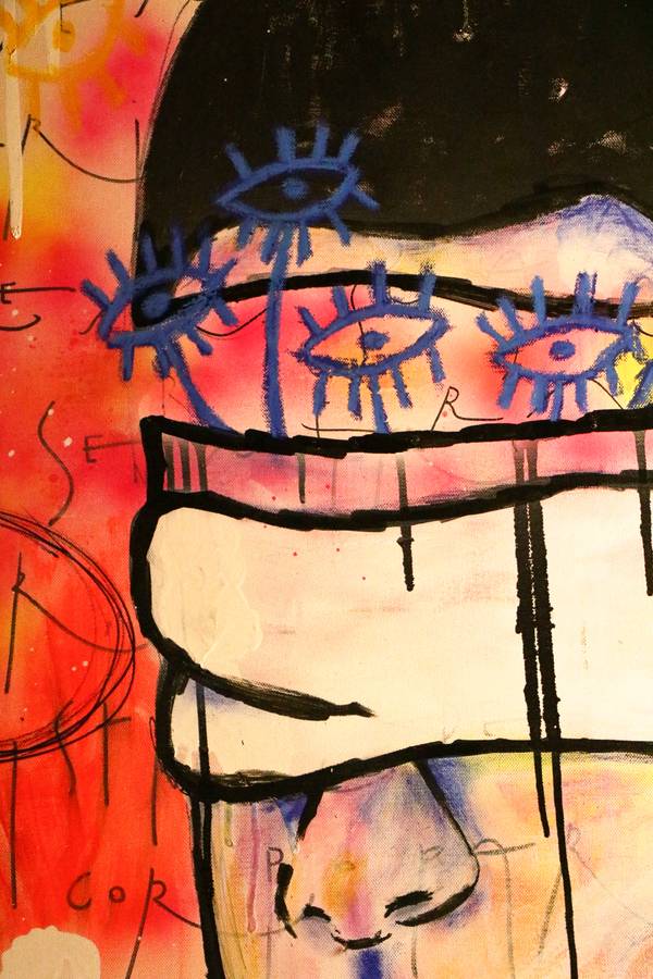 Coração É Arma De Arremesso Modern Painting Elisa Rezende - Subjektiv.art