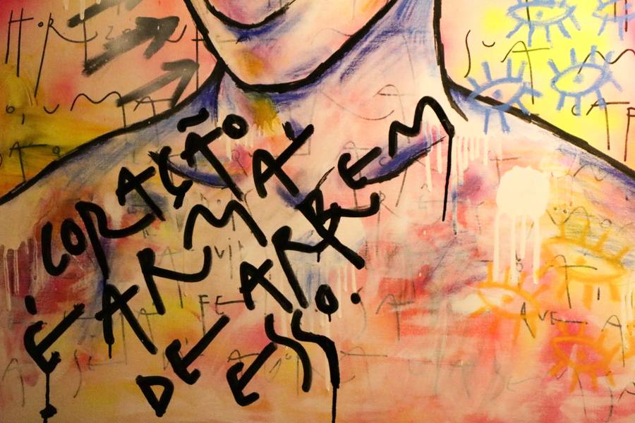 Coração É Arma De Arremesso Modern Painting Elisa Rezende - Subjektiv.art
