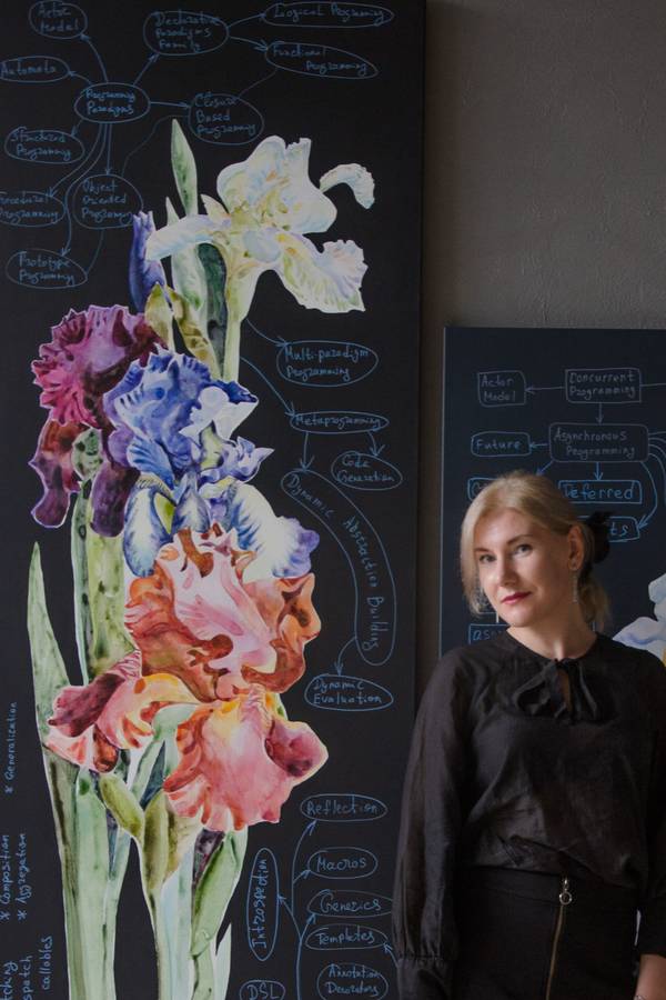 «Programing Paradigms» Fine Art Painting Elmira Shemsedinova - Subjektiv.art