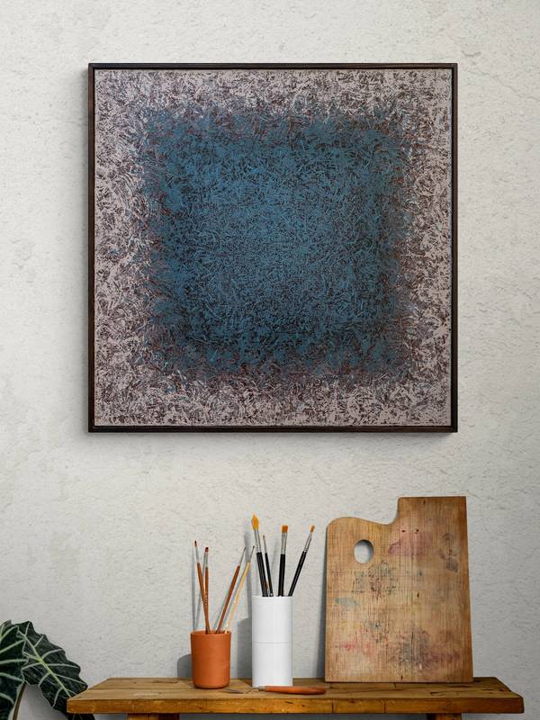 "Evening Square" Fine Art Painting Volodymyr Mamchur - Subjektiv.art