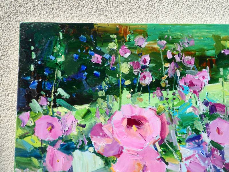" Mallows " Expressive and gestural Painting Yehor Dulin - Subjektiv.art