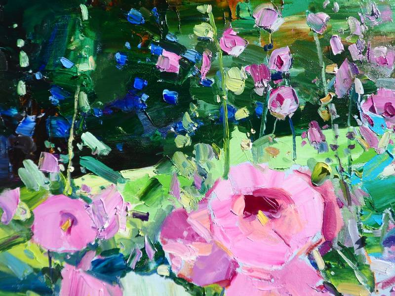 " Mallows " Expressive and gestural Painting Yehor Dulin - Subjektiv.art