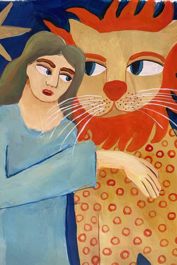 Wild Tenderness  Fine Art Painting Oksana Fedchyshyn - Subjektiv.art
