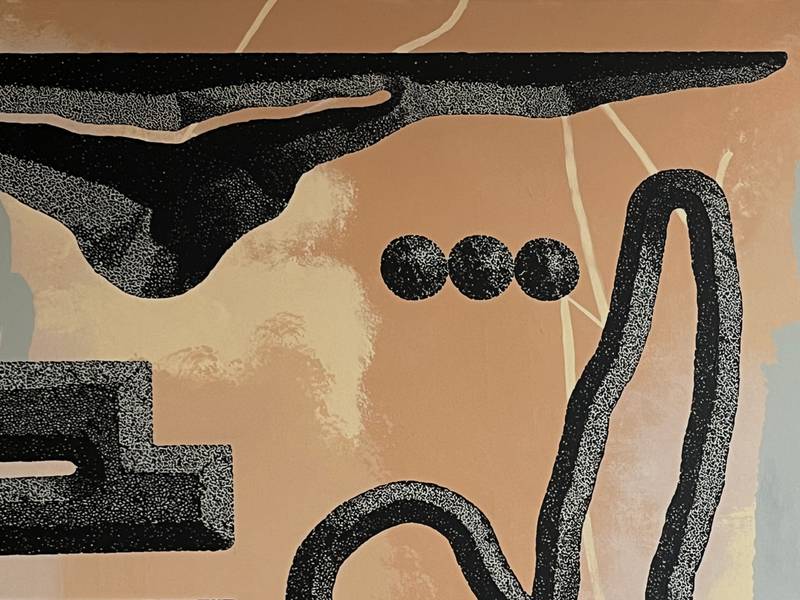 Genesis Abstract Painting Bogdan Kryvosheya - Subjektiv.art