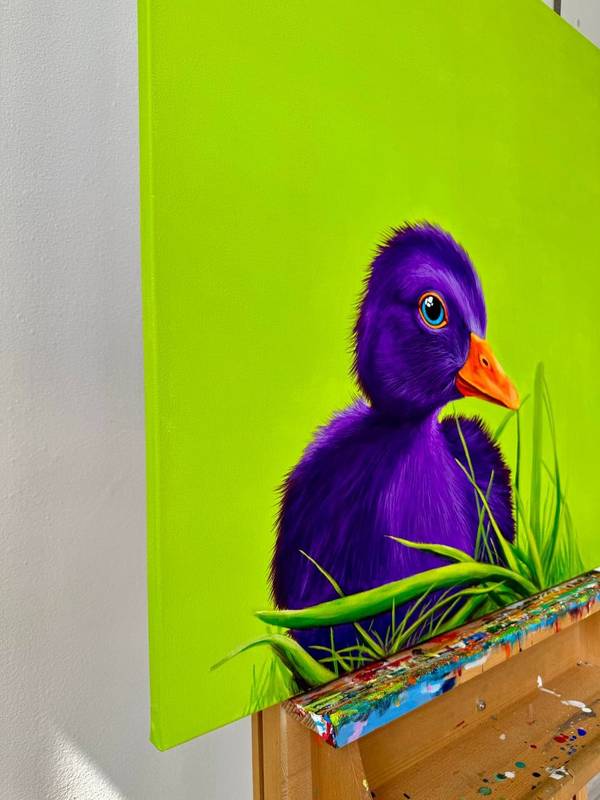 Baby Surrealistic Painting Ivanka Nechyporuk - Subjektiv.art