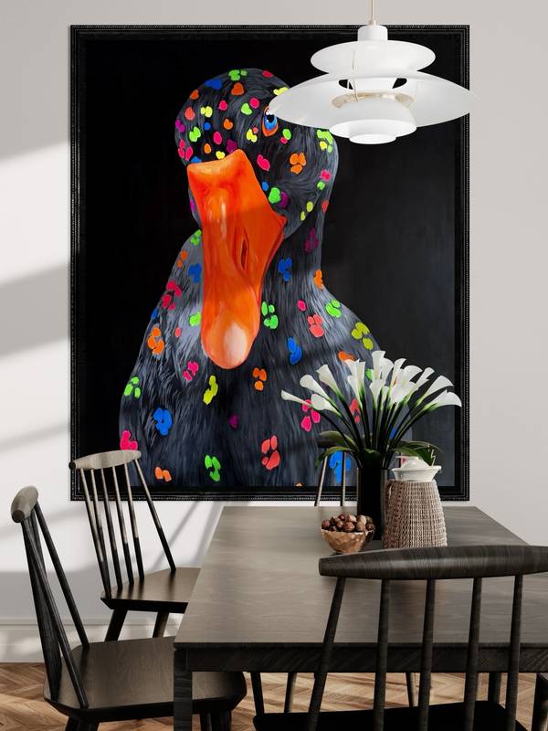 Light in the Darkness Surrealistic Painting Ivanka Nechyporuk - Subjektiv.art