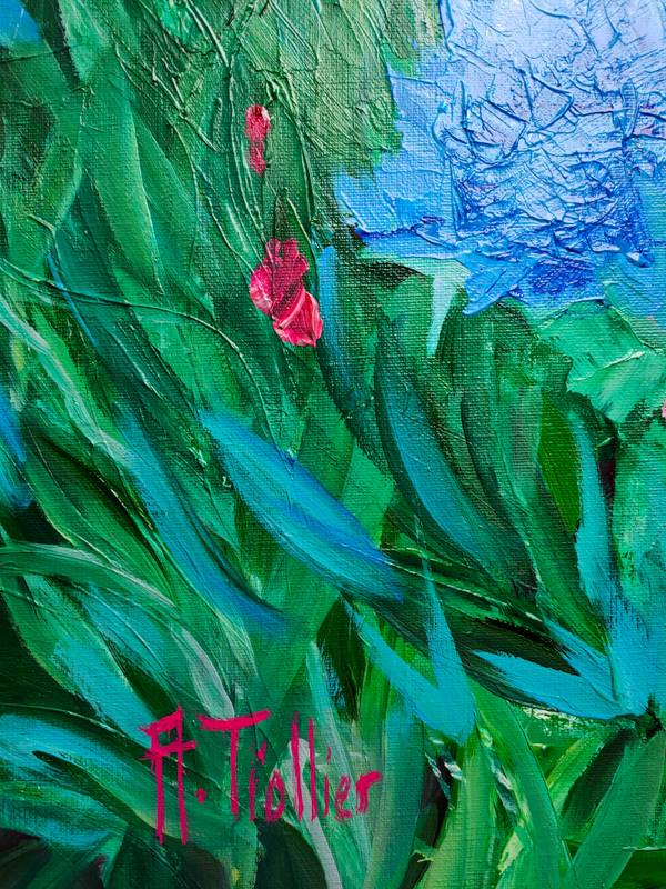 Parfums d'été Abstract Painting Agnes Tiollier - Subjektiv.art