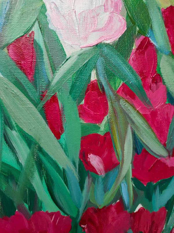 Parfums d'été Abstract Painting Agnes Tiollier - Subjektiv.art