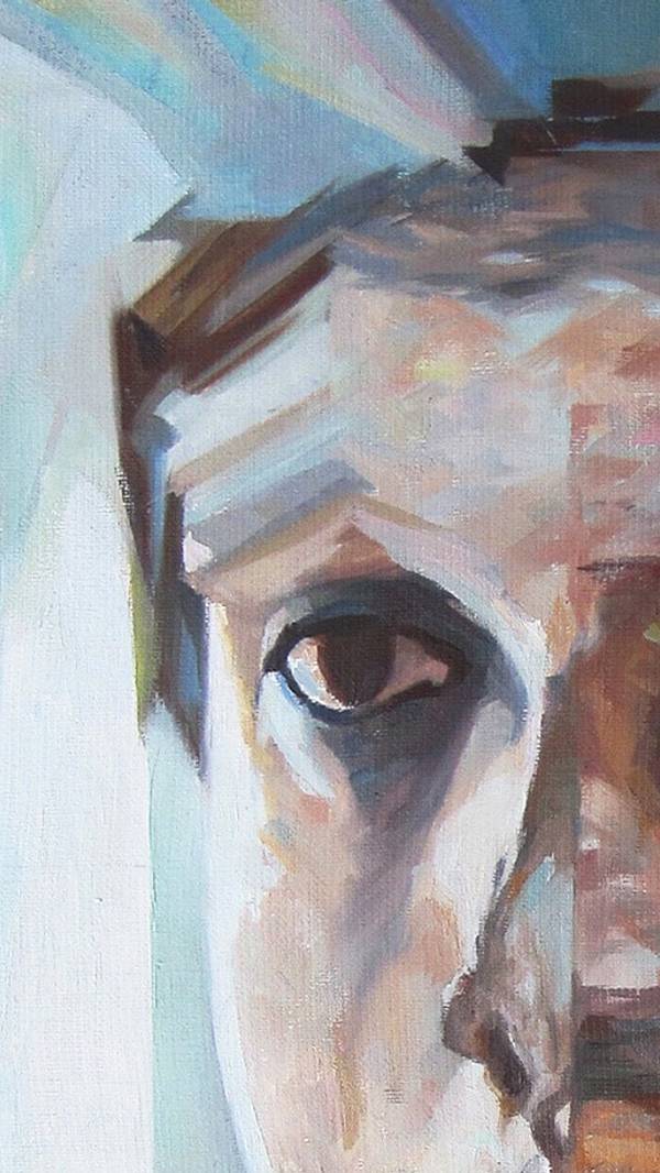 Remains 2 Expressive and gestural Painting Svitlana Ahranovska - Subjektiv.art