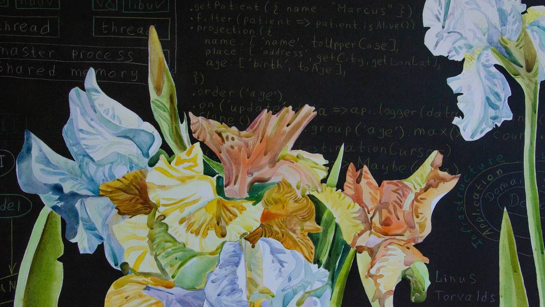 «Microisolation» Fine Art Painting Elmira Shemsedinova - Subjektiv.art