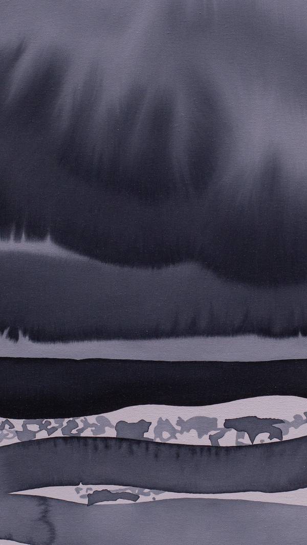 Grey clouds Impressionistic Painting Elmira Shemsedinova - Subjektiv.art