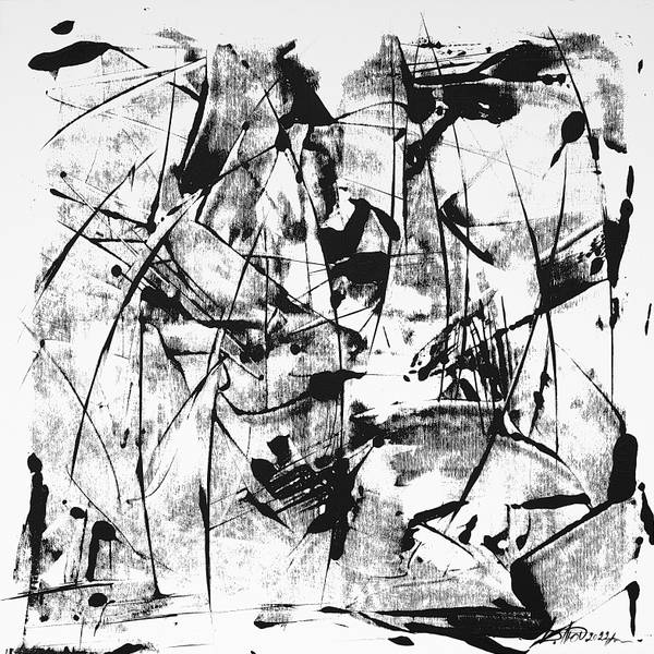 Outline 1 Abstract Painting Liudmila Davydenko - Subjektiv.art