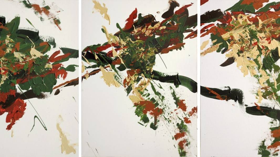 Both Near & Far Expressive and gestural Painting Olha Bosak - Subjektiv.art