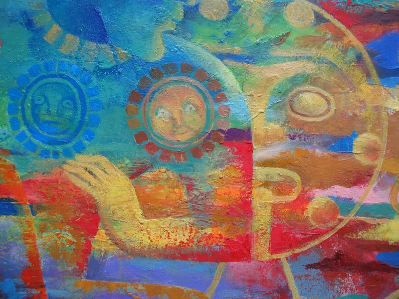 Sixth sun Fine Art Painting Lana Korolievskaia - Subjektiv.art